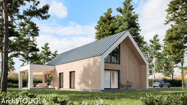 Nasza Stodoła bez garażu, z antresolą