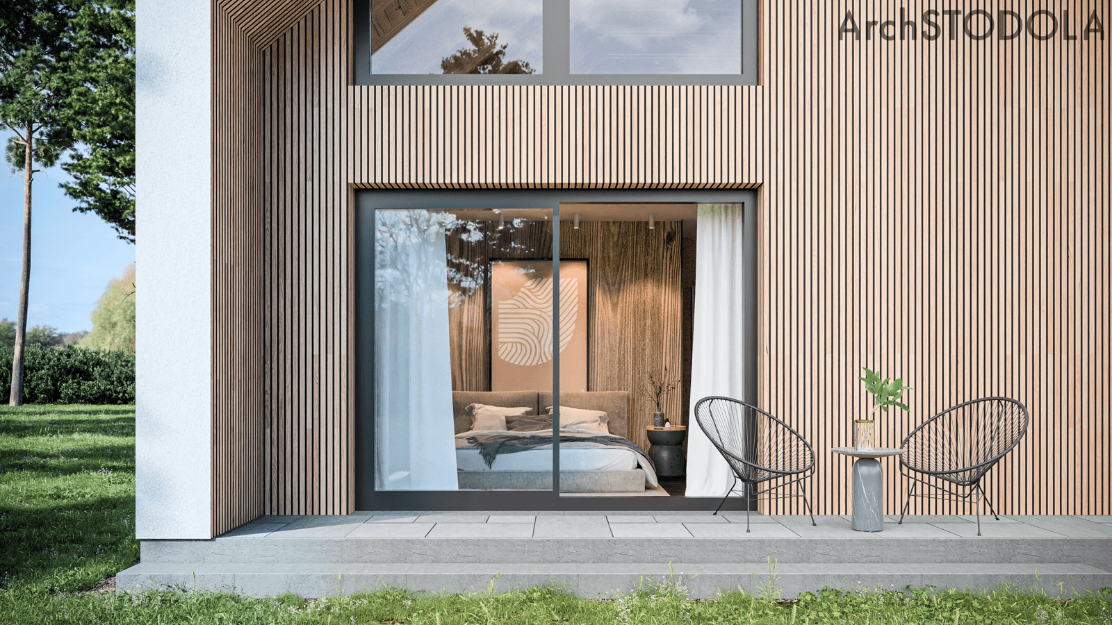 Projekt Nasza Stodoła Parterowa z antresolą