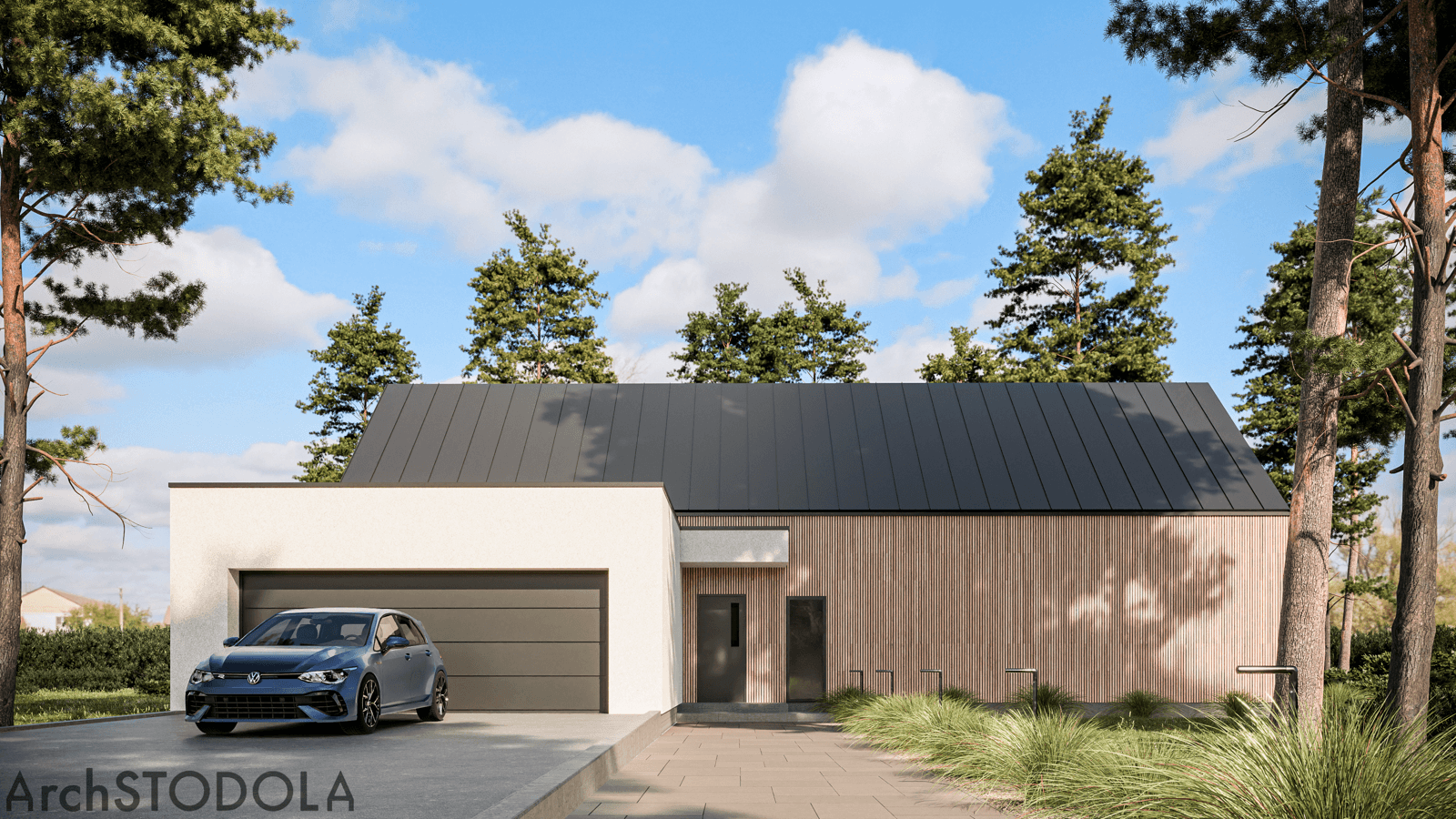 Nasza Stodoła Parterowa murowana - z antresolą