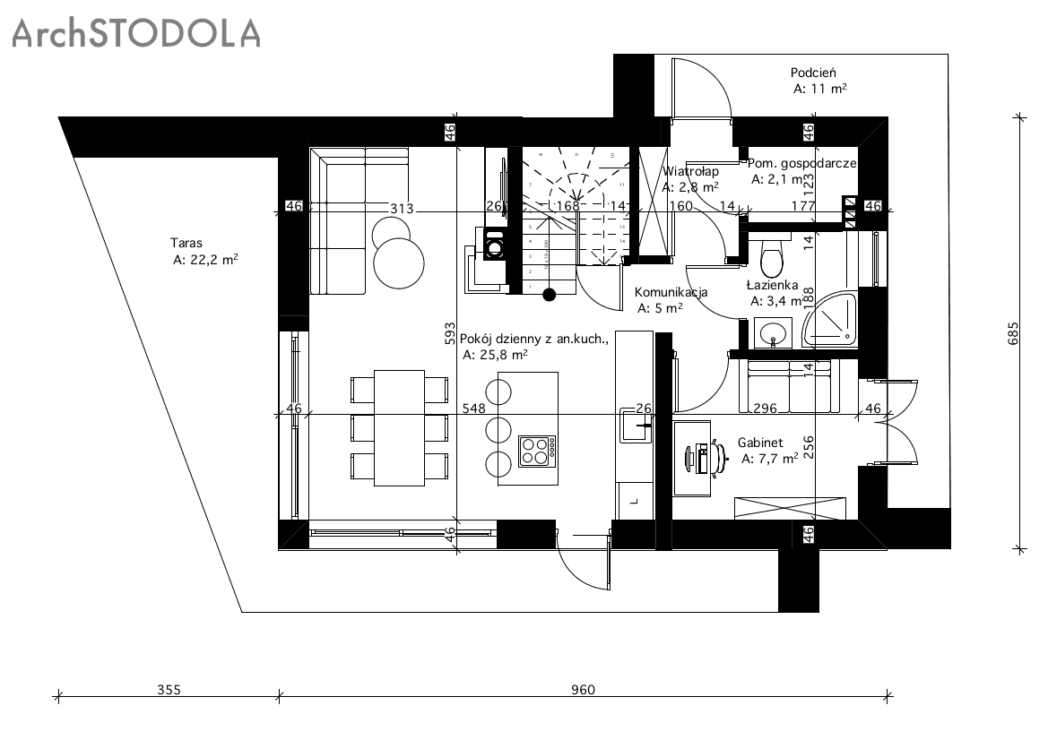 Parter - projekt Nasza Stodoła S