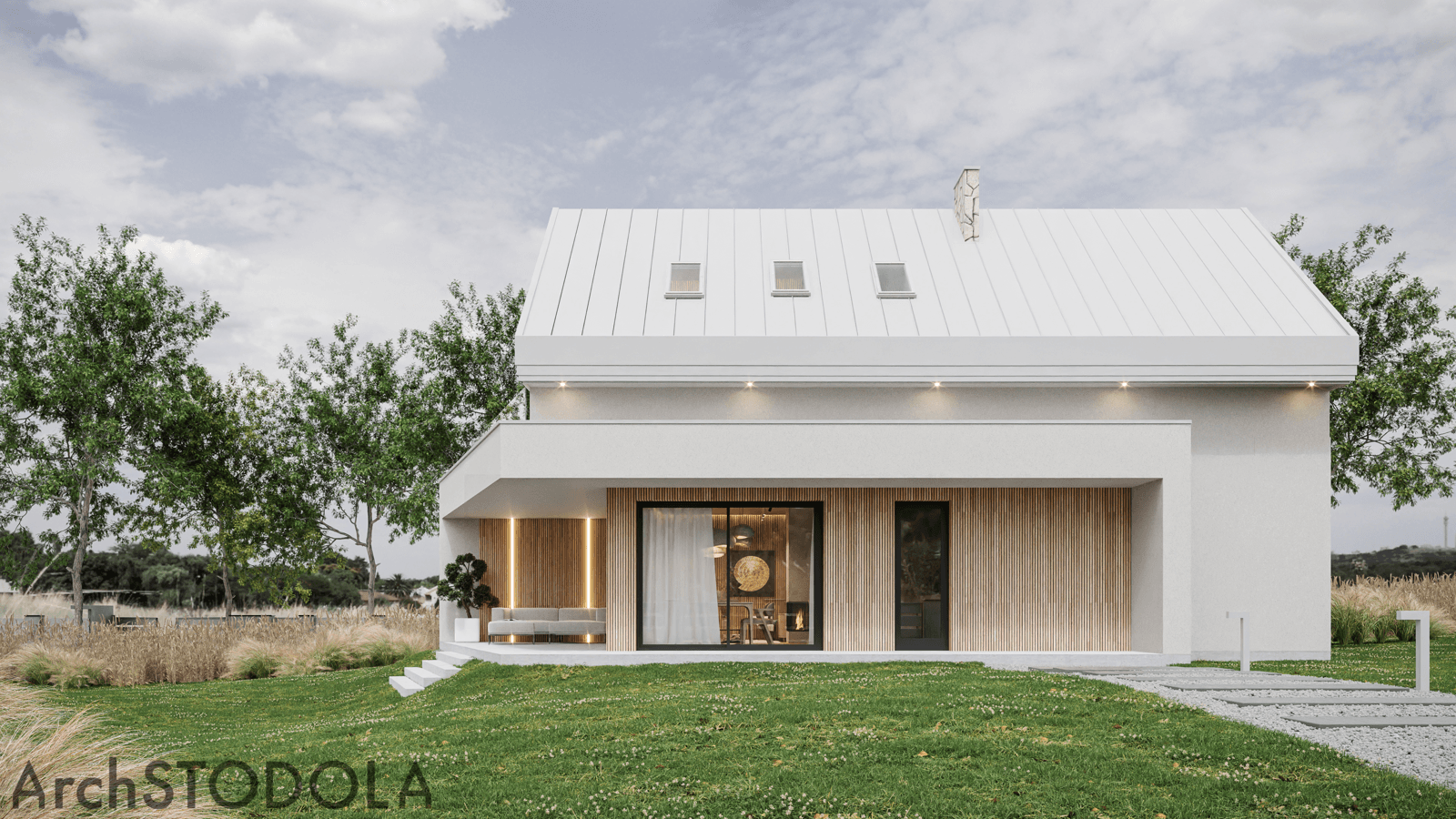 Nasza Stodoła s projekt nowoczesny i kompaktowy