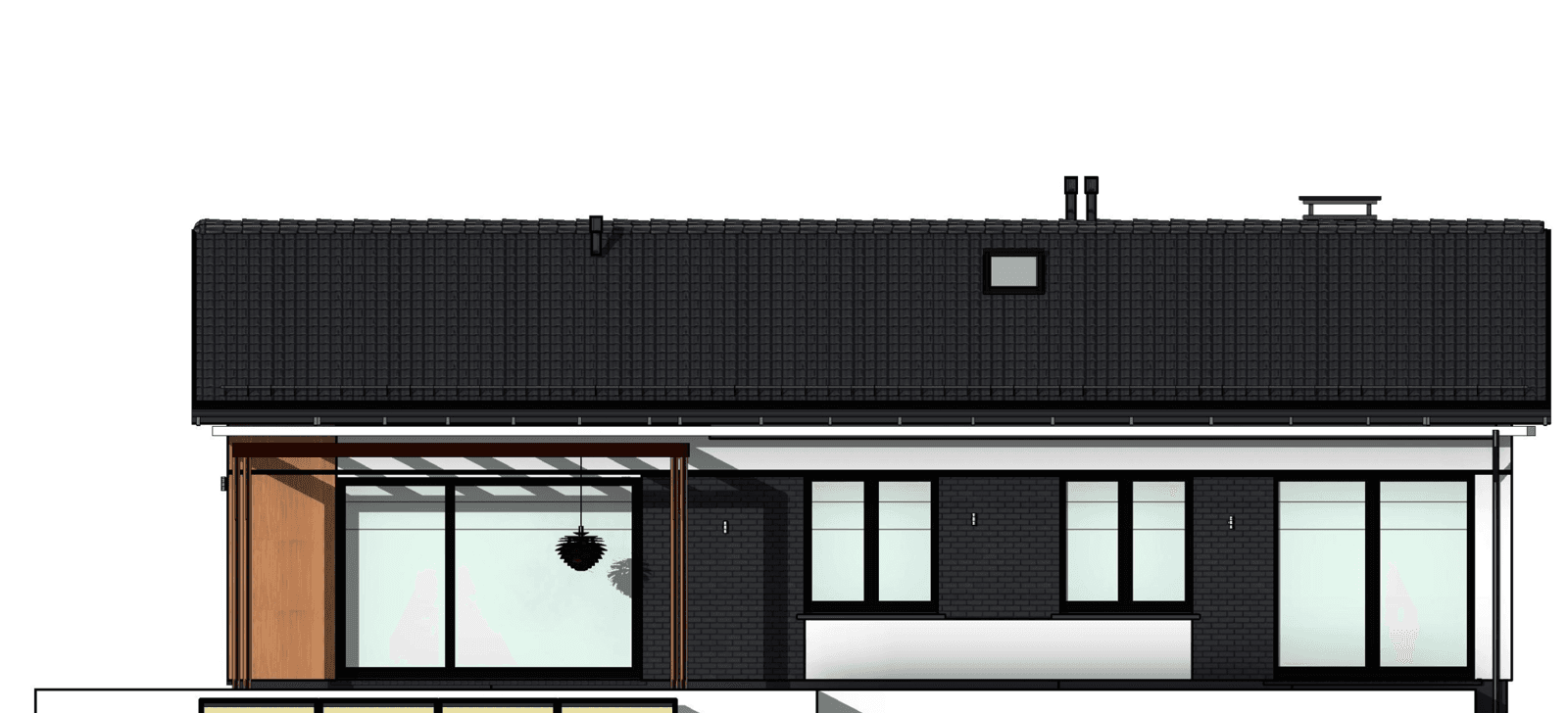 Elewacja domu parterowego Domidea 12 w.6