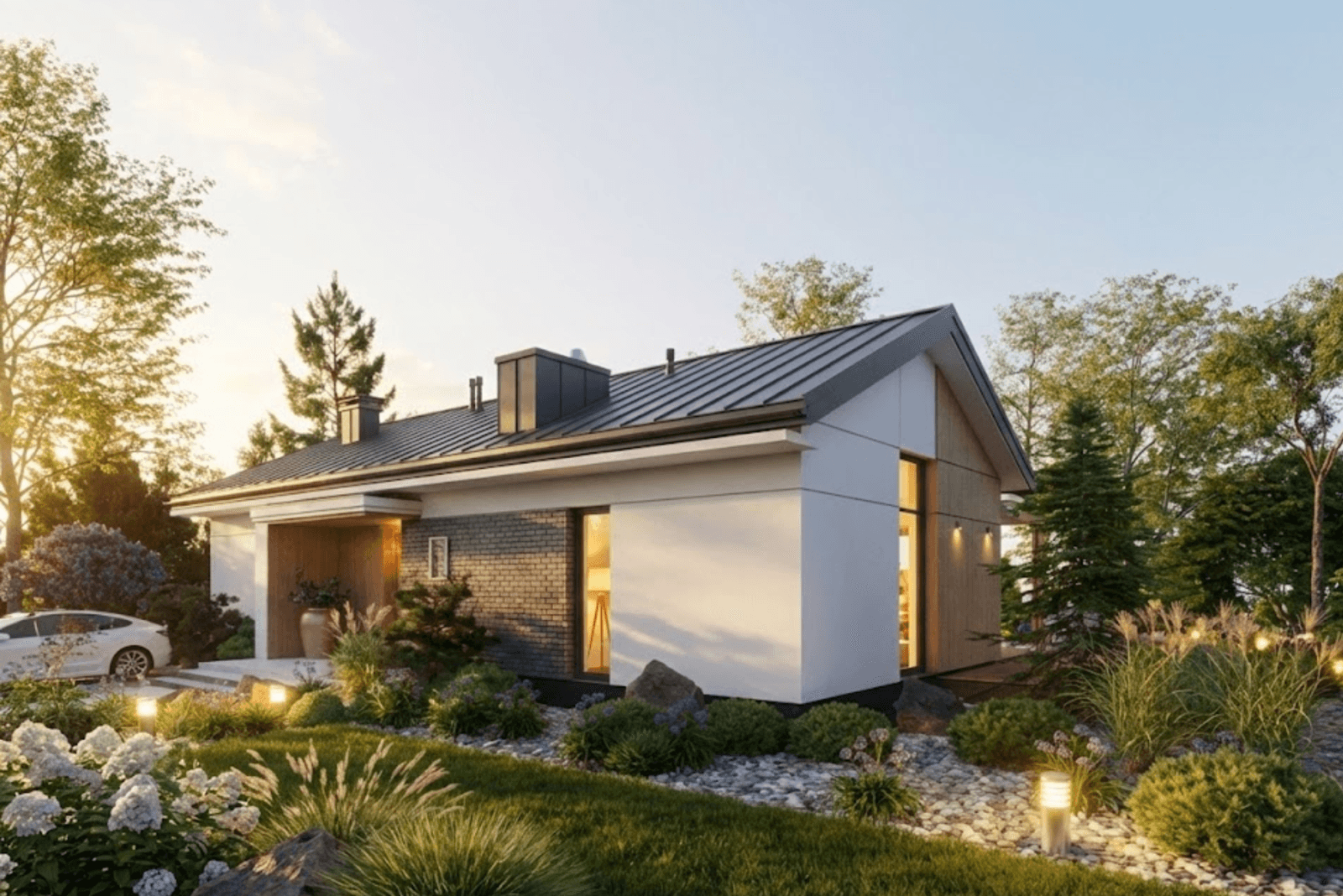 Projekt domu parterowego Domidea 12 w6