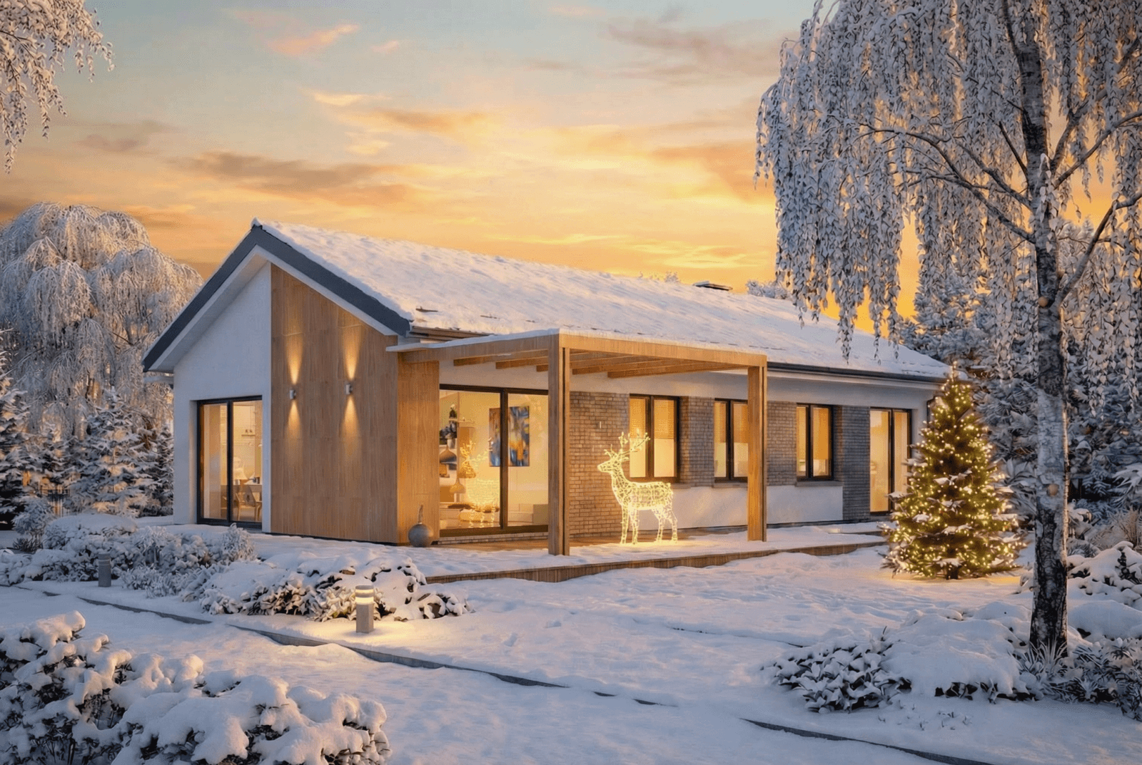 Projekt parterowy Domidea 12 w2