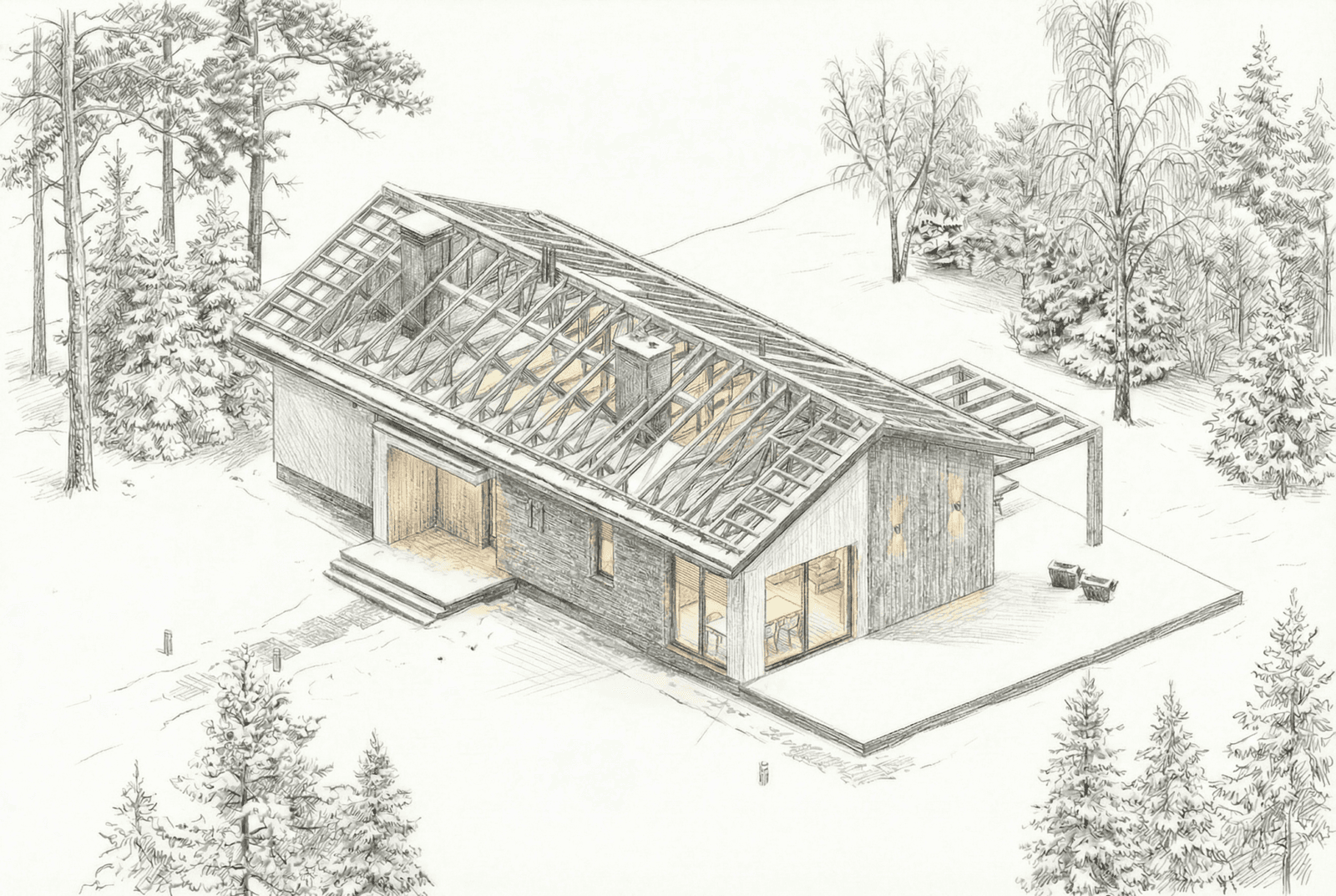 Projekt parterowy Domidea 12 w2