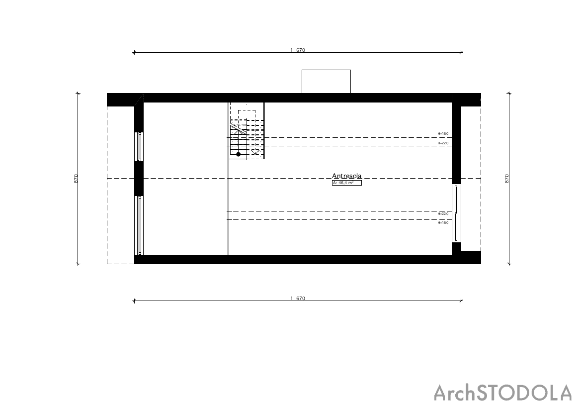 Nasza Stodola parterowa szkielet drewaniany
