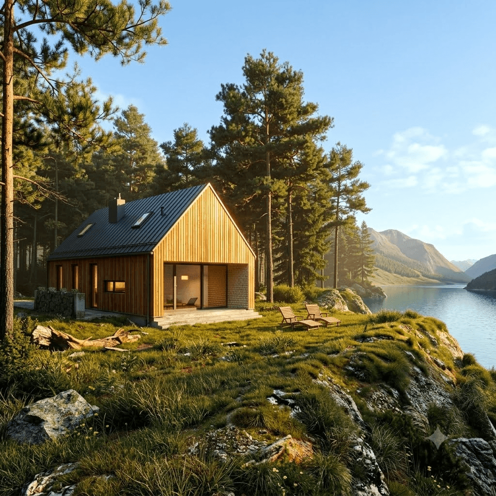 Projekt domu Halo szkielet drewniany