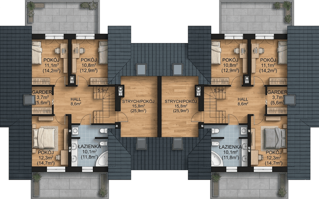 Projekt Aps 149 dwuloaklowy