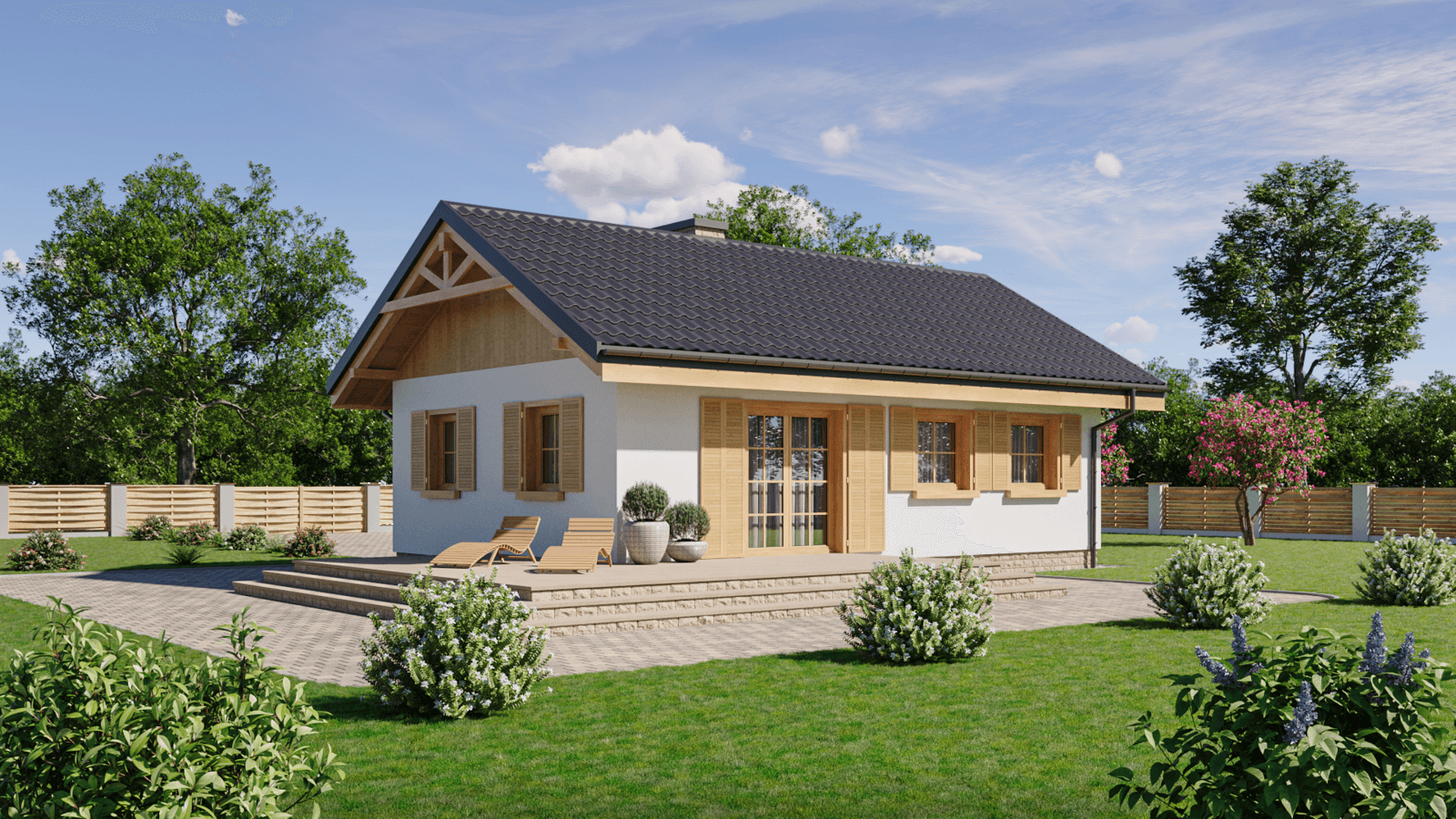Projekt domu L-302 murowany