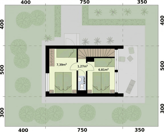 Projekt domu L-302 murowany