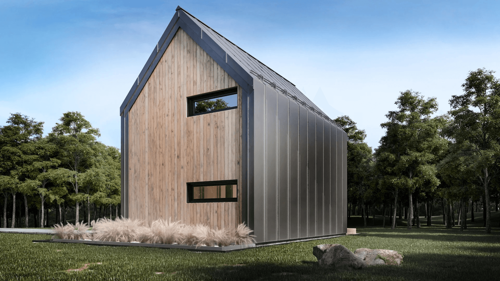 L-302 projekt domu murowany