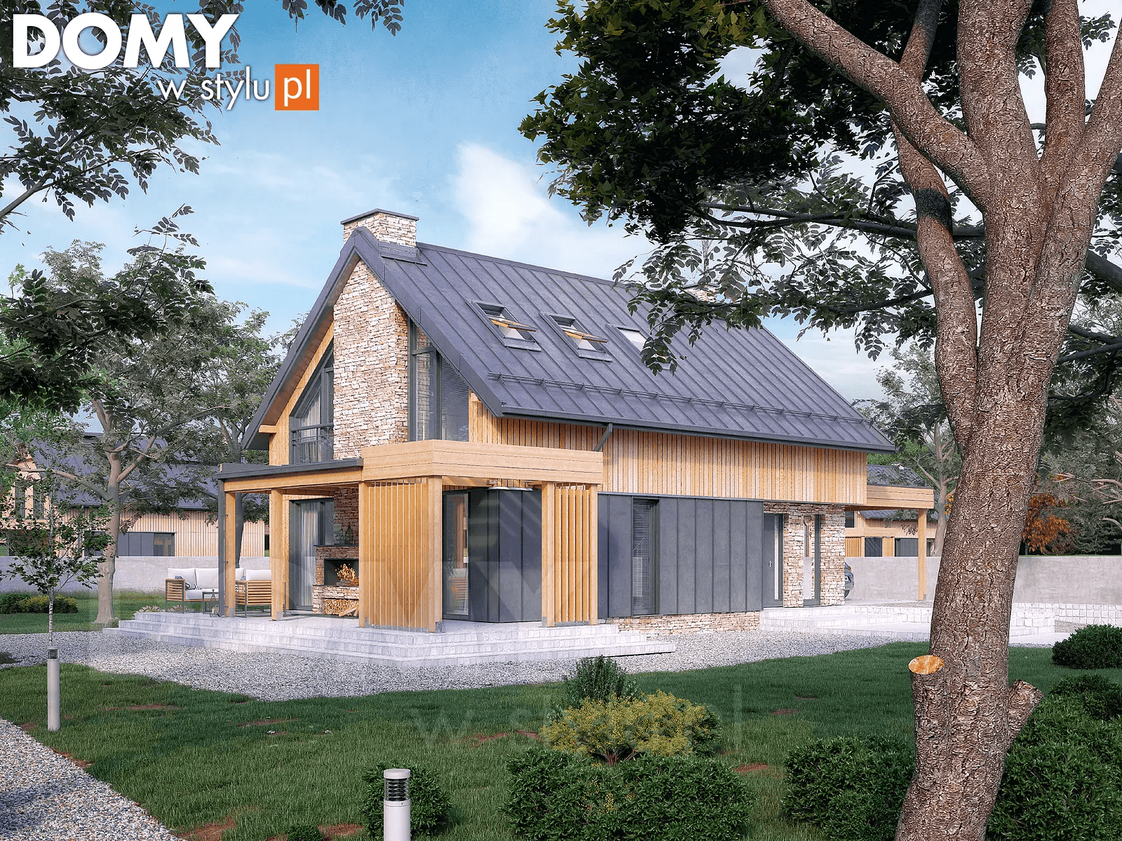 projekt domu Weranda dr-s