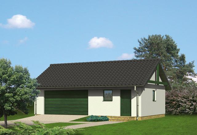 Garaż z pomieszczeniem gospodarczym G19