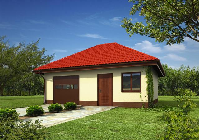 Garaż z pomieszczeniem gospodarczym GC85