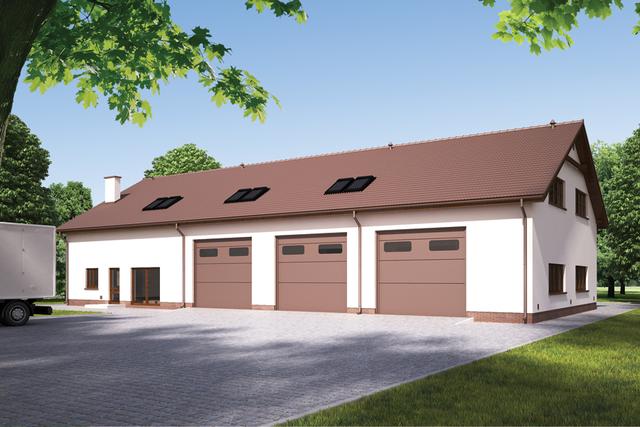 Magazyn z częścią socjalno-biurową i poddaszem gospodarczym GMC41