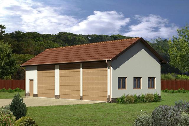 Budynek garażowo-magazynowy GMC48