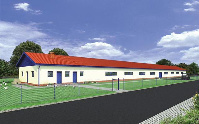 Kurnik dla 10131 sztuk brojlerów kurzych KC04