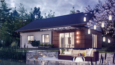 Projekt Z241 projekt domu z poddaszem do adaptacji