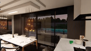 Wizualizacja tarasu projekt domu Zx88