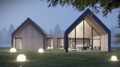 Projekt domu A-51 widok na dom