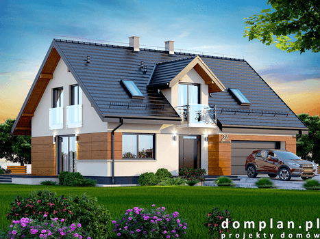 Wizualizacja domu jednorodzinnego Amorina