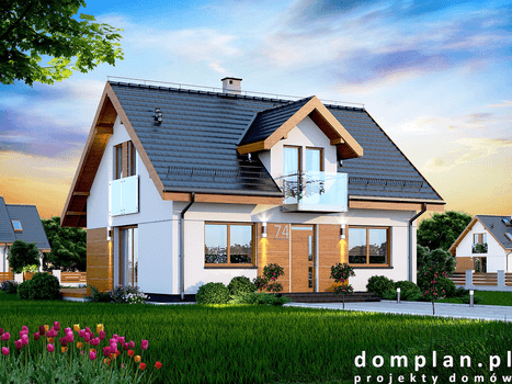 Wizualizacja domu jednorodzinnego Amanda XS