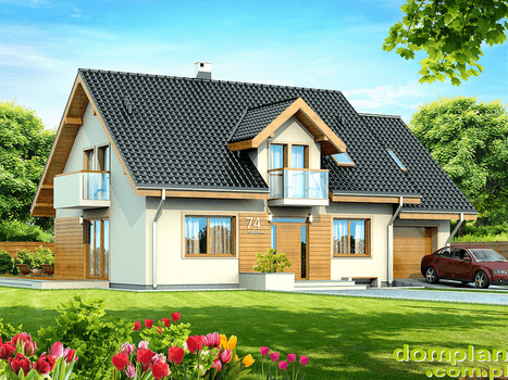 Wizualizacja domu jednorodzinnego Kendra