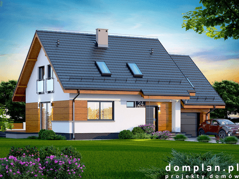 Wizualizacja domu jednorodzinnego Lisandra