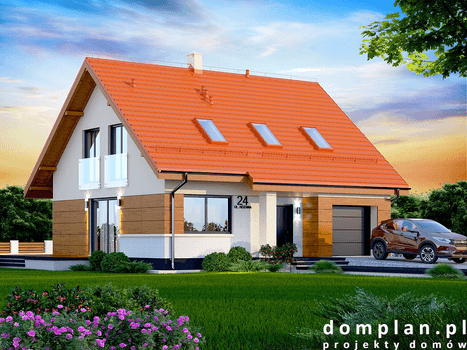 Wizualizacja domu jednorodzinnego Marsala XS