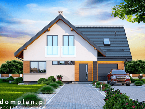 Wizualizacja domu jednorodzinnego Noelia Modern