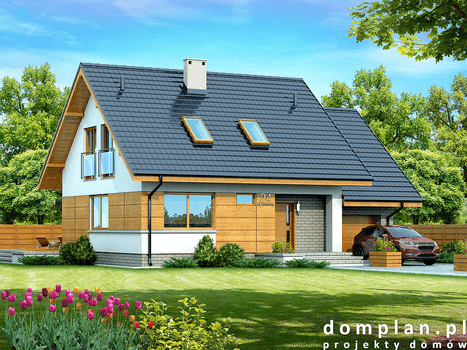 Wizualizacja domu jednorodzinnego Lisandra XS