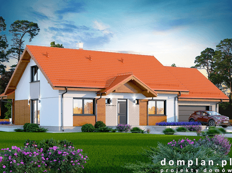 Wizualizacja domu jednorodzinnego Saratoga 2M