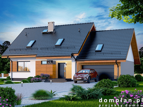Wizualizacja domu jednorodzinnego Torina Bis 2M