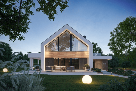 Projekt domu jednorodzinnego New House 706