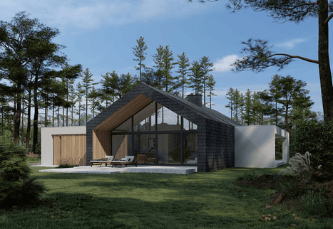 Wizualizacja domu jednorodzinnego New House 716