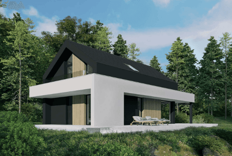 Wizualizacja domu jednorodzinnego New House 753