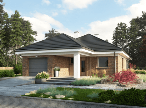 Wizualizacja projektu domu Eco 39