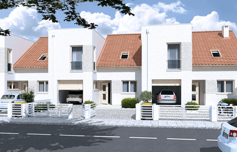 Wizualizacja projektu domu Adam segment lewy