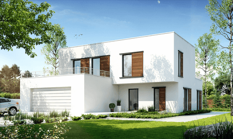 Wizualizacja projektu domu Charyzmatyczny D17