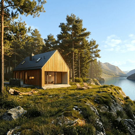 Projekt domu Halo szkielet drewniany